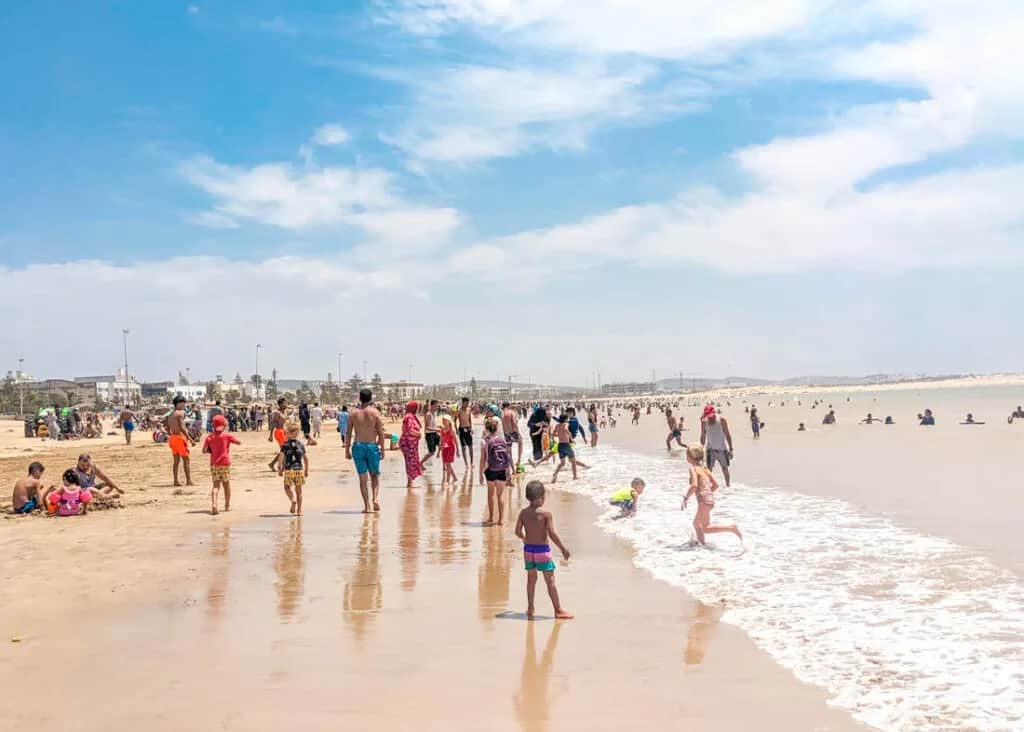 Atlantic coast beach, Morocco excursion
