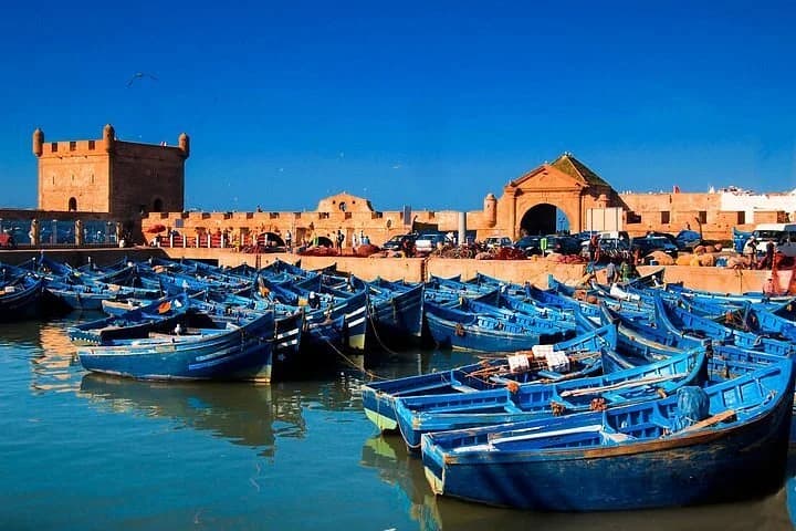 Essaouira port and ramparts, Morocco